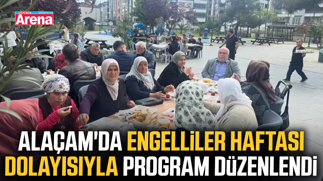 Alaçam'da Engelliler Haftası dolayısıyla program düzenlendi