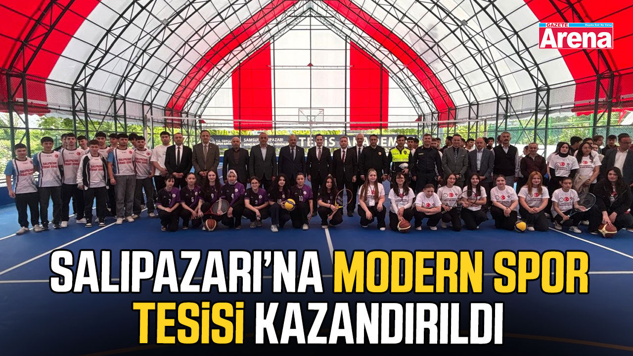 Salıpazarı’na modern spor tesisi kazandırıldı