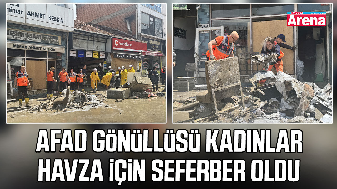 AFAD gönüllüsü kadınlar Havza için seferber oldu