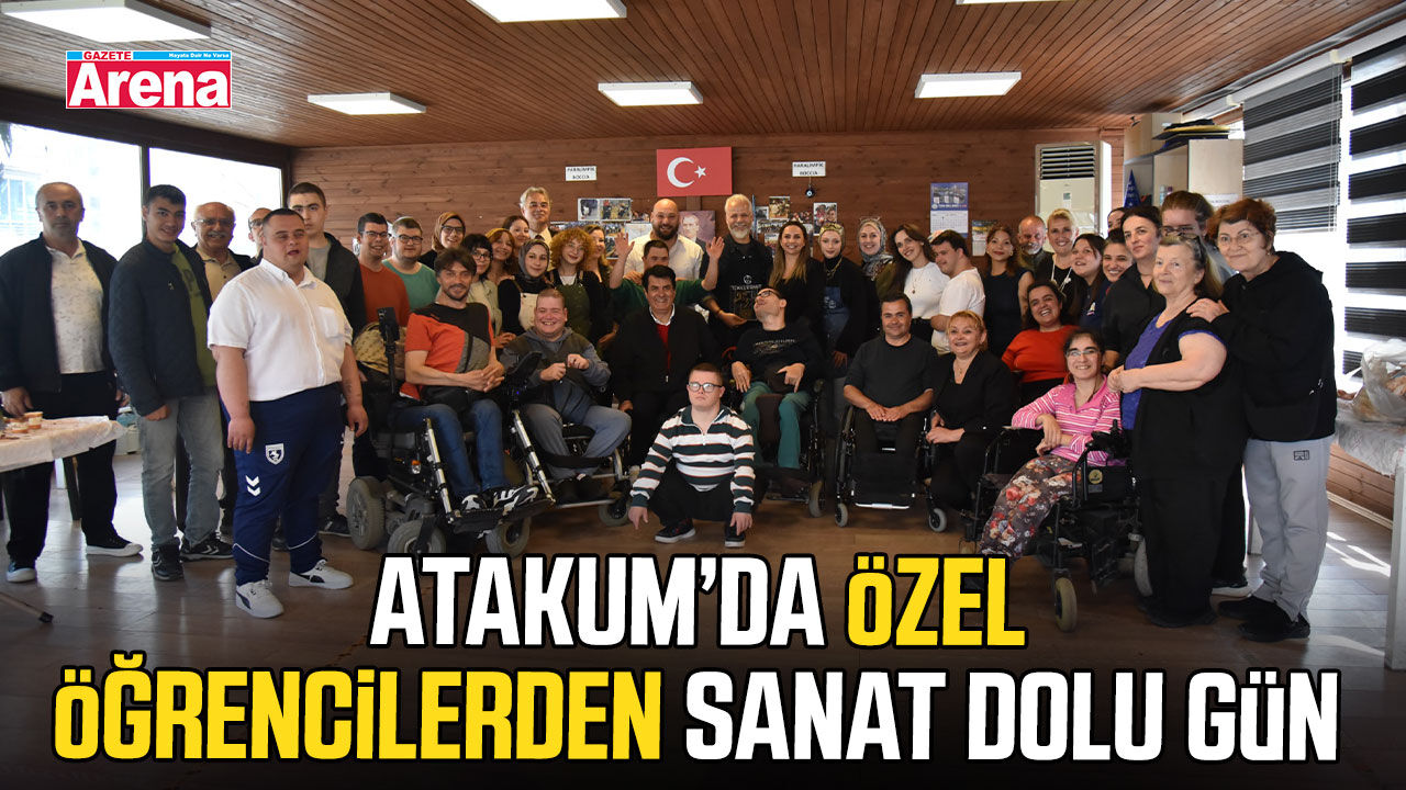 Atakum’da özel öğrencilerden sanat dolu gün