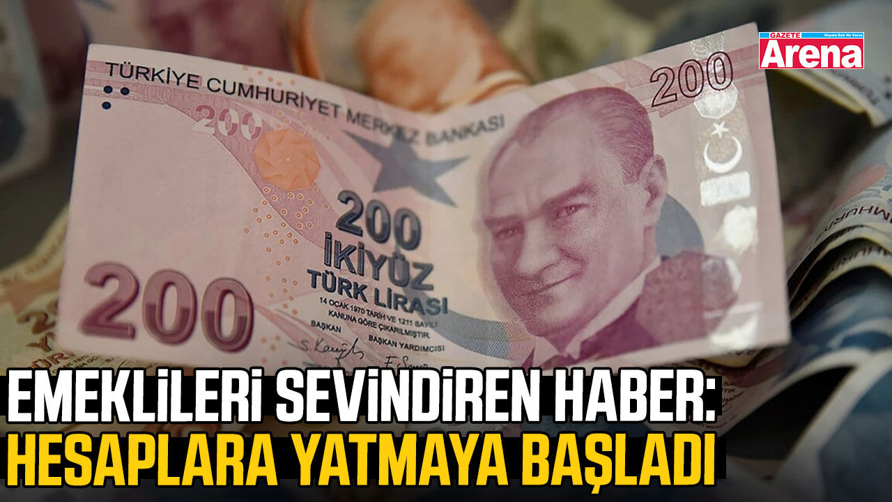 Emeklileri sevindiren haber: Hesaplara yatmaya başladı