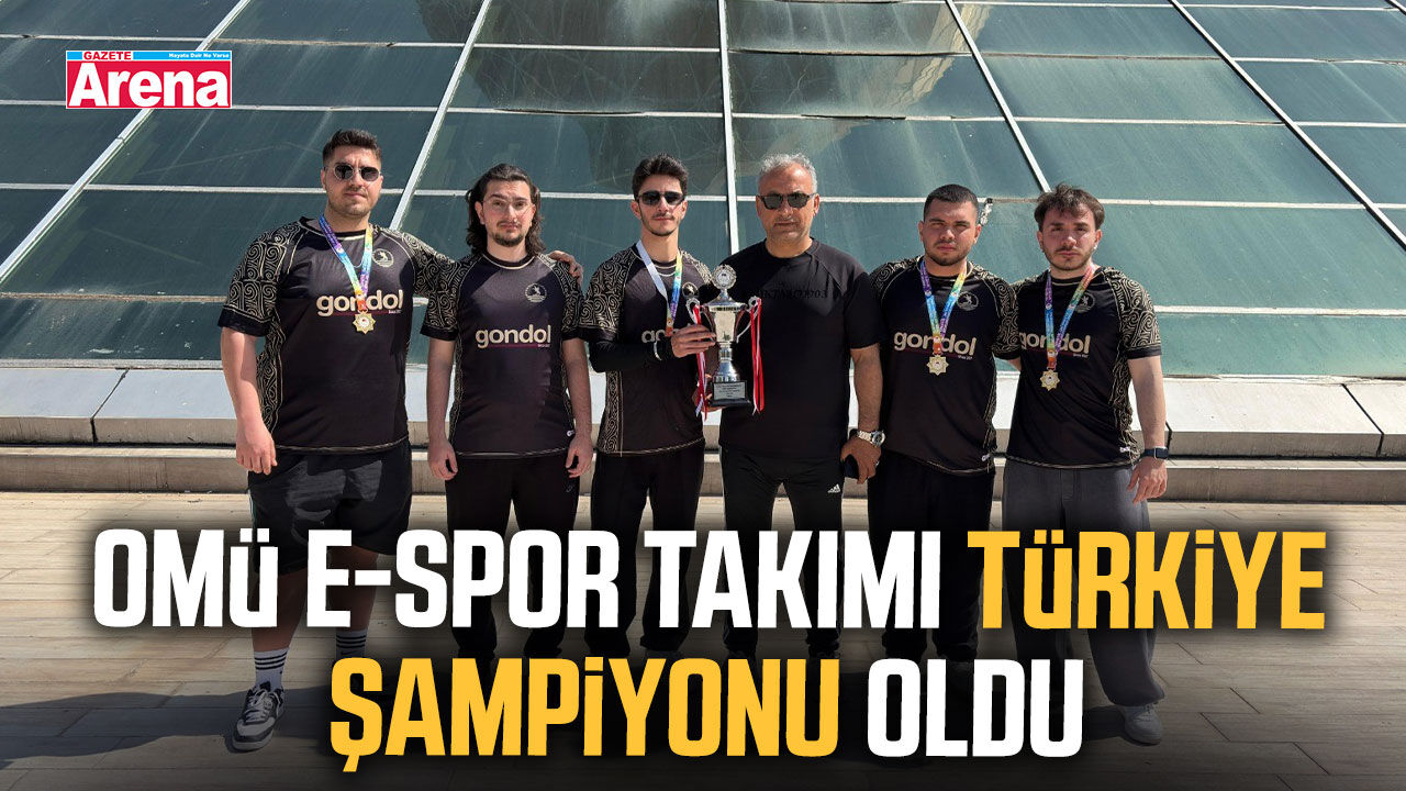 OMÜ E-Spor Takımı Türkiye şampiyonu oldu