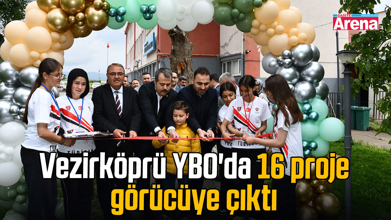 Vezirköprü YBO'da 16 proje görücüye çıktı