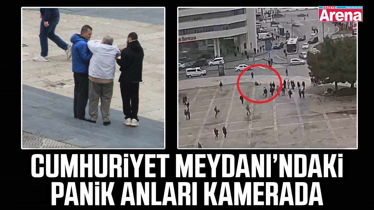 Samsun meydanda panik anları: Yardıma vatandaşlar koştu!