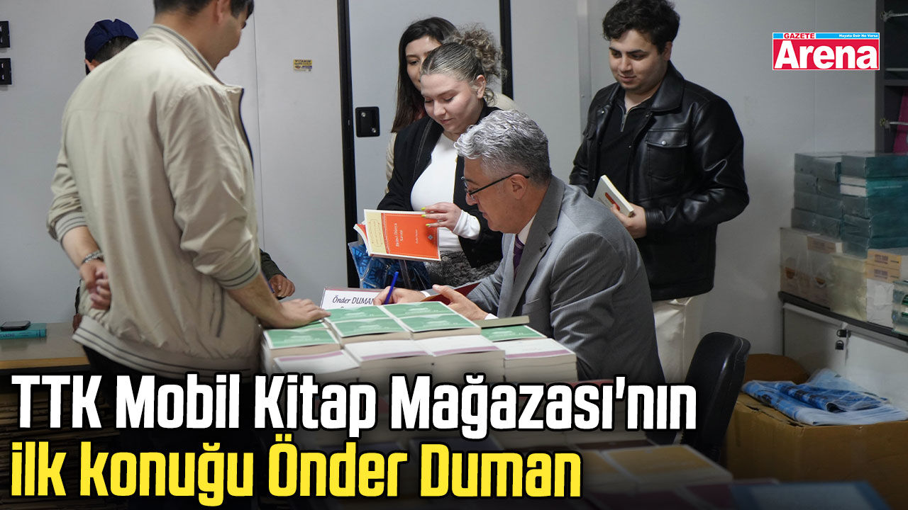 TTK Mobil Kitap Mağazası'nın ilk konuğu Önder Duman