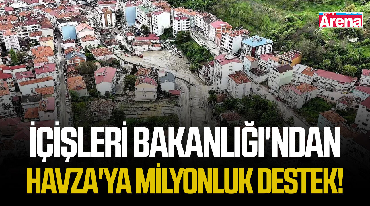 İçişleri Bakanlığı'ndan Havza'ya milyonluk destek!