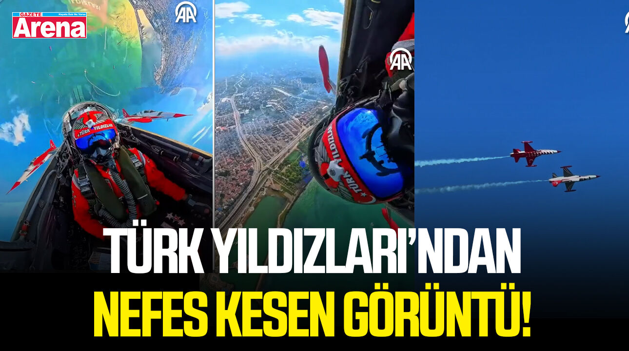 Türk Yıldızları’ndan nefes kesen görüntü!
