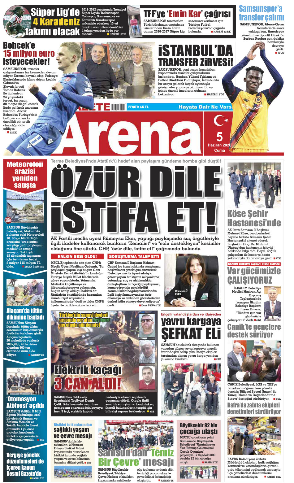 5 Haziran 2026 Cuma