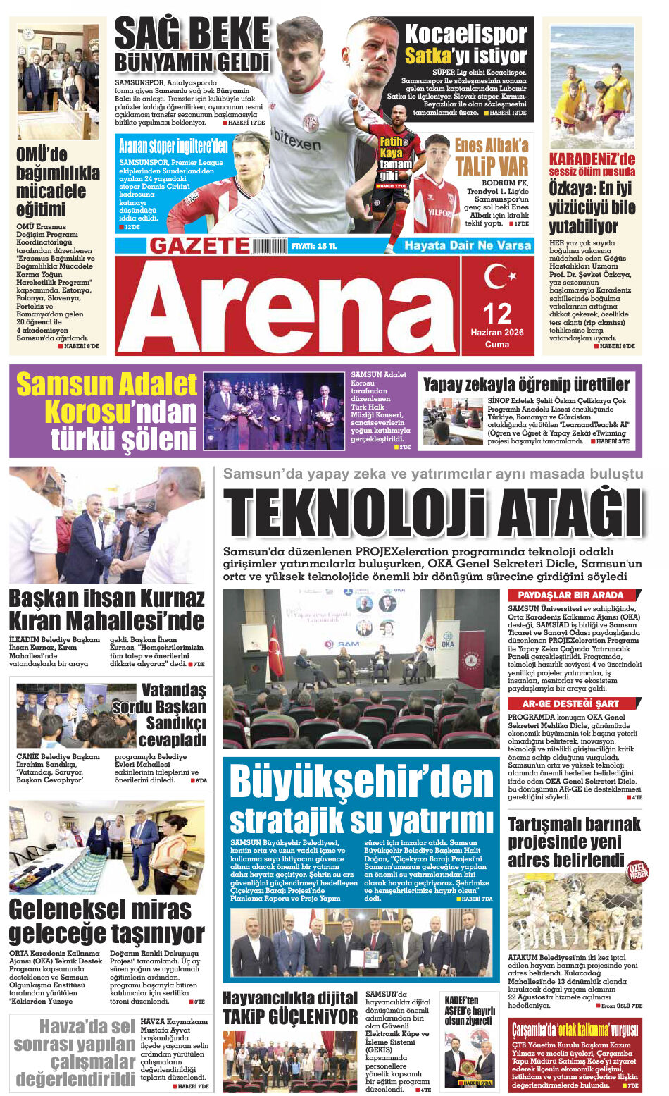 12 Haziran 2026 Cuma