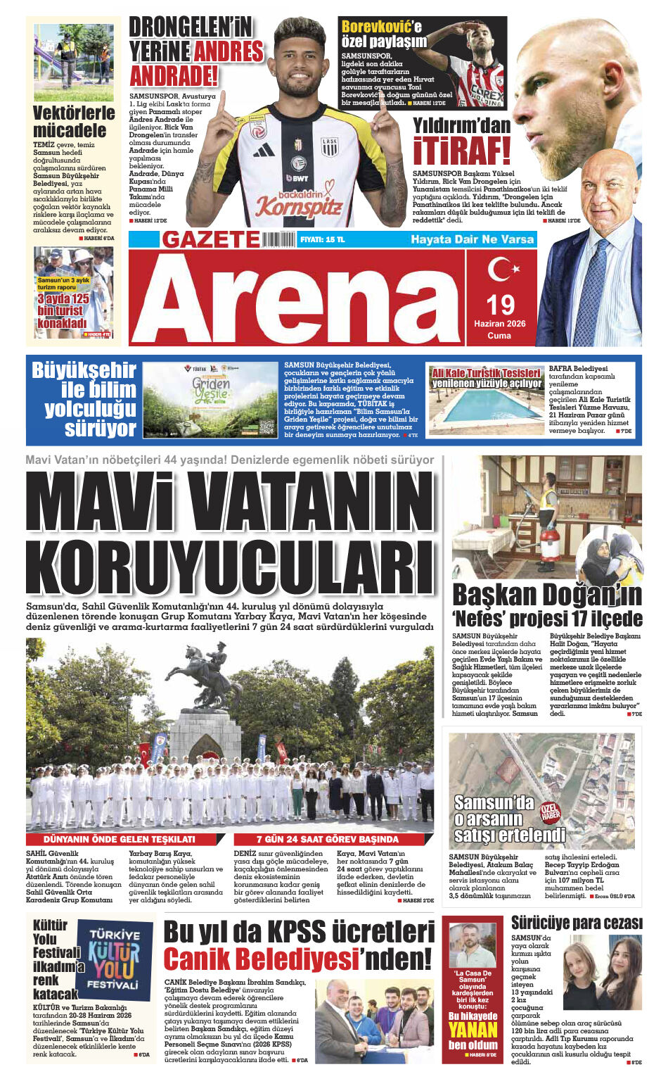 19 Haziran 2026 Cuma