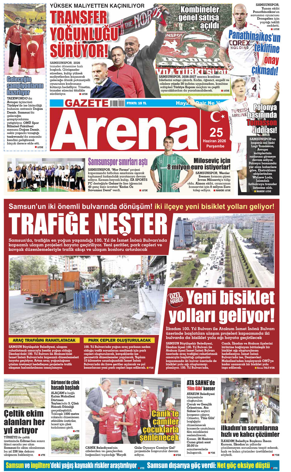 25 Haziran 2026 Perşembe