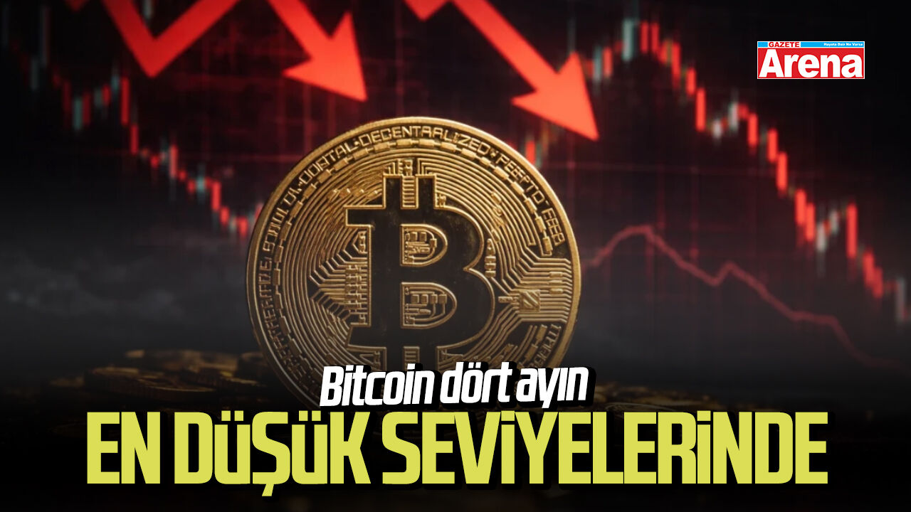 Bitcoin son dört ayın en sert düşüK seviyelerinde