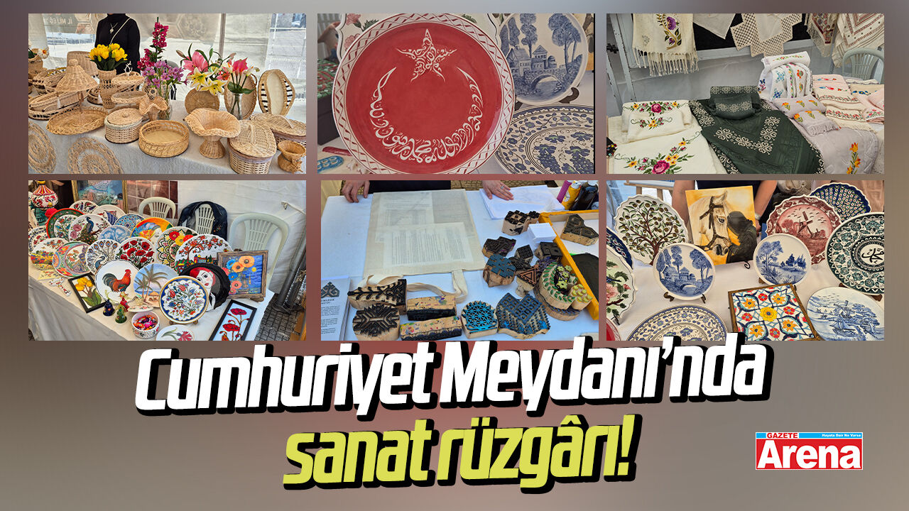 Samsun Cumhuriyet Meydanı’nda sanat rüzgârı!