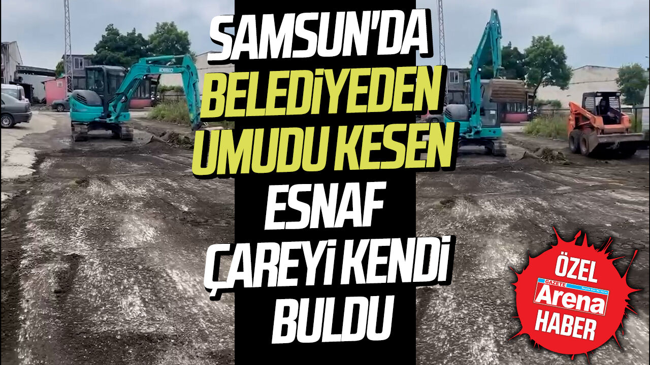 Samsun'da o belediye esnafı yalnız bıraktı