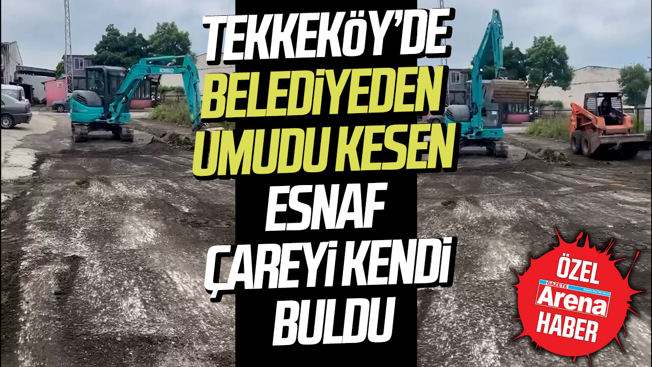 Samsun'da o belediye esnafı yalnız bıraktı