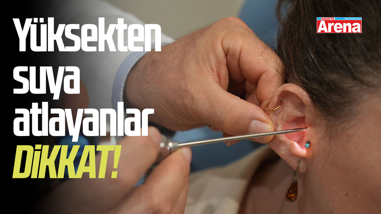 Yüksekten suya atlayanlar dikkat!