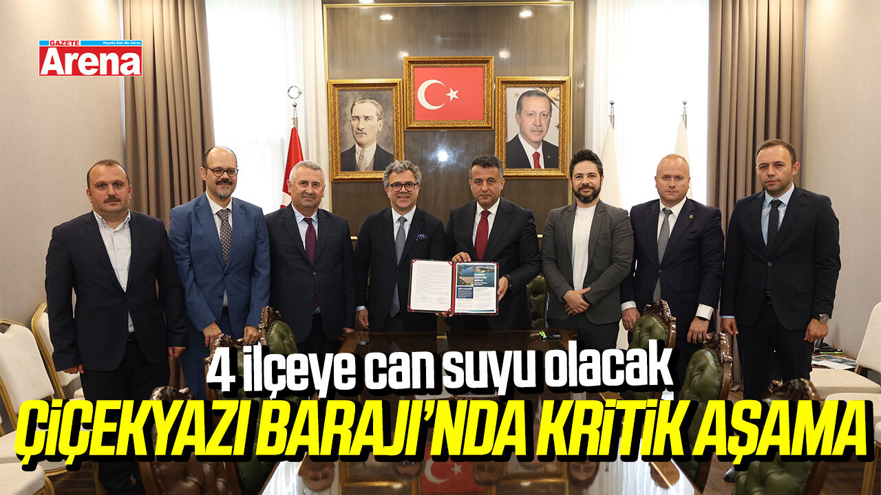 Samsun'da 4 ilçeye can suyu olacak projede kritik aşama