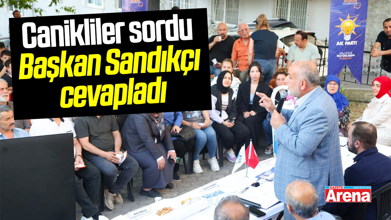Canikliler sordu, Başkan Sandıkçı cevapladı