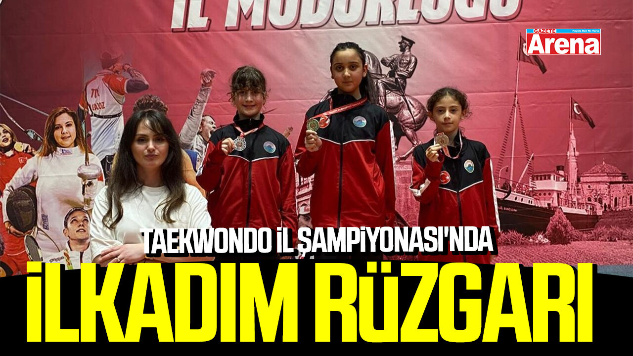 Taekwondo İl Şampiyonası'nda İlkadım rüzgarı