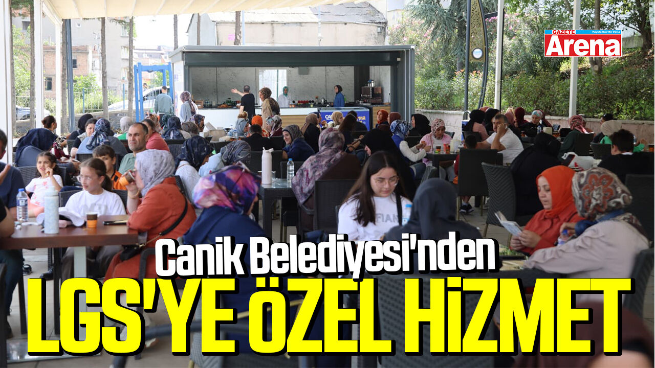 Canik Belediyesi'nden LGS'ye özel hizmet