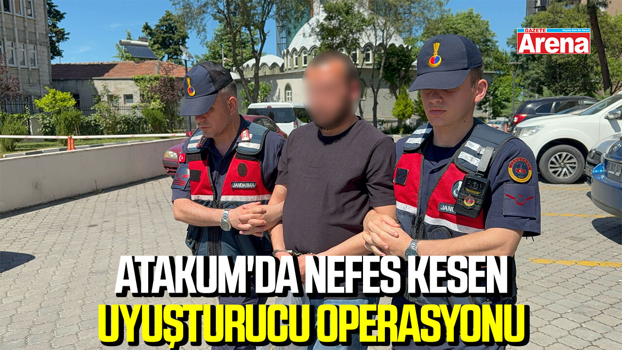 Atakum'da iki adrese eş zamanlı uyuşturucu baskını