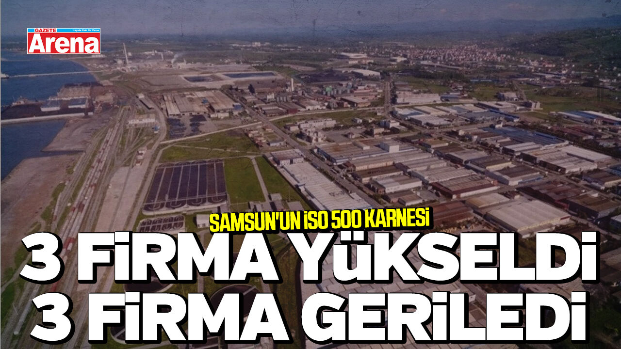 Samsun'un İSO 500 karnesi belli oldu