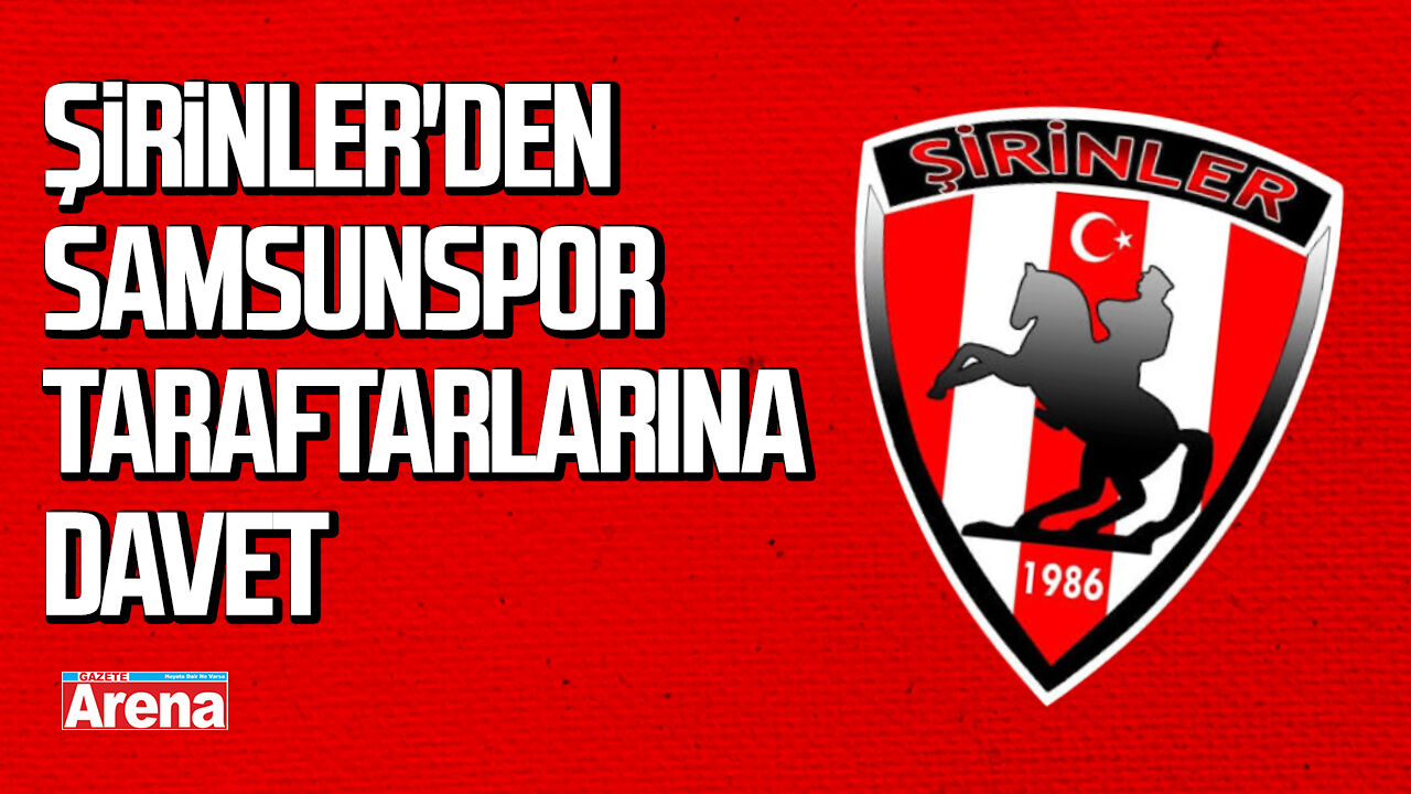 Samsunspor taraftar grubu Şirinler'den davet