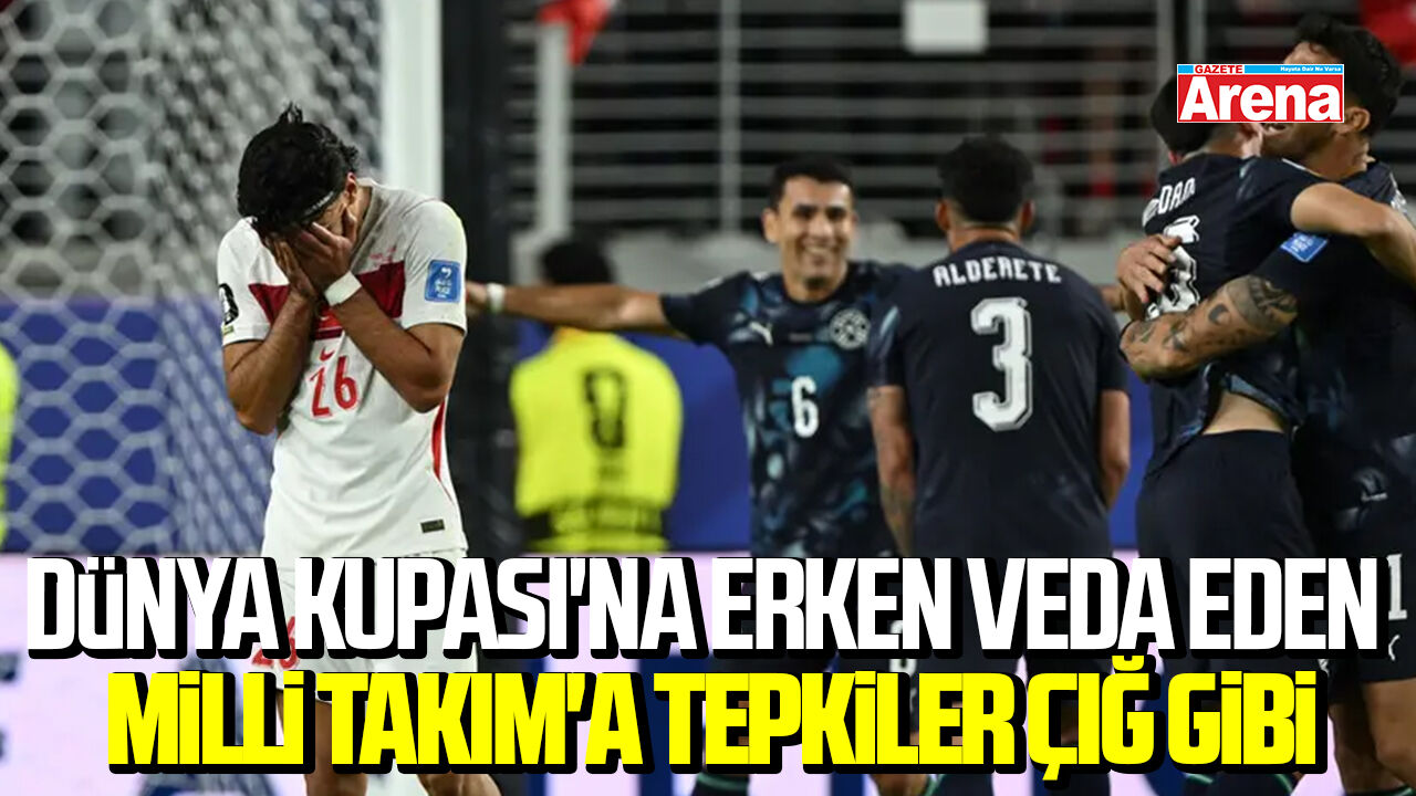Dünya Kupası'na erken veda eden Milli Takım'a tepki