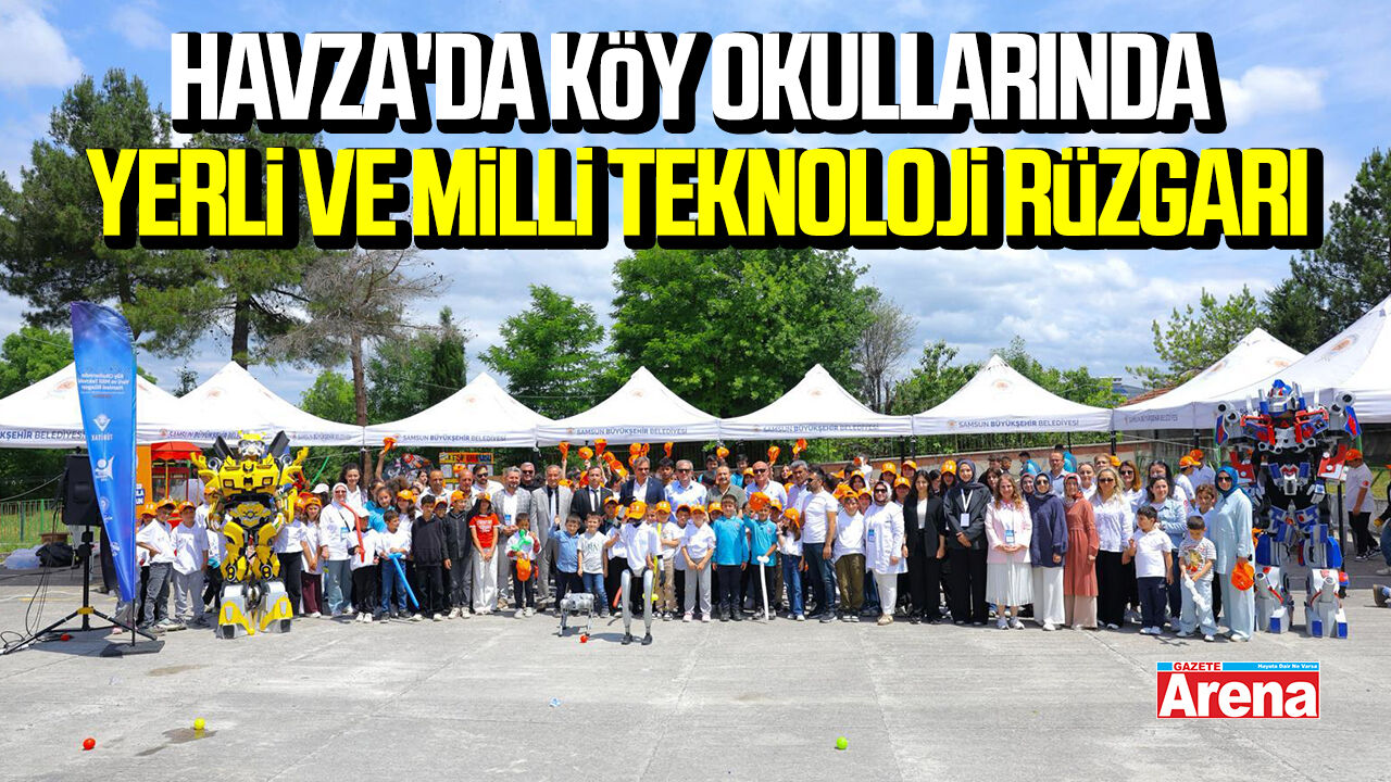 Havza'da köy okullarında yerli ve milli teknoloji rüzgarı