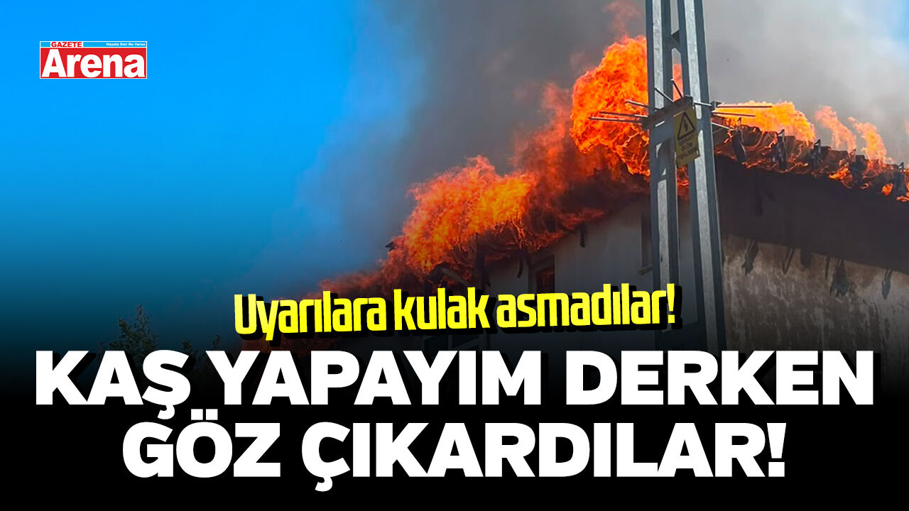 Terme'de ot yangını faciaya dönüştü