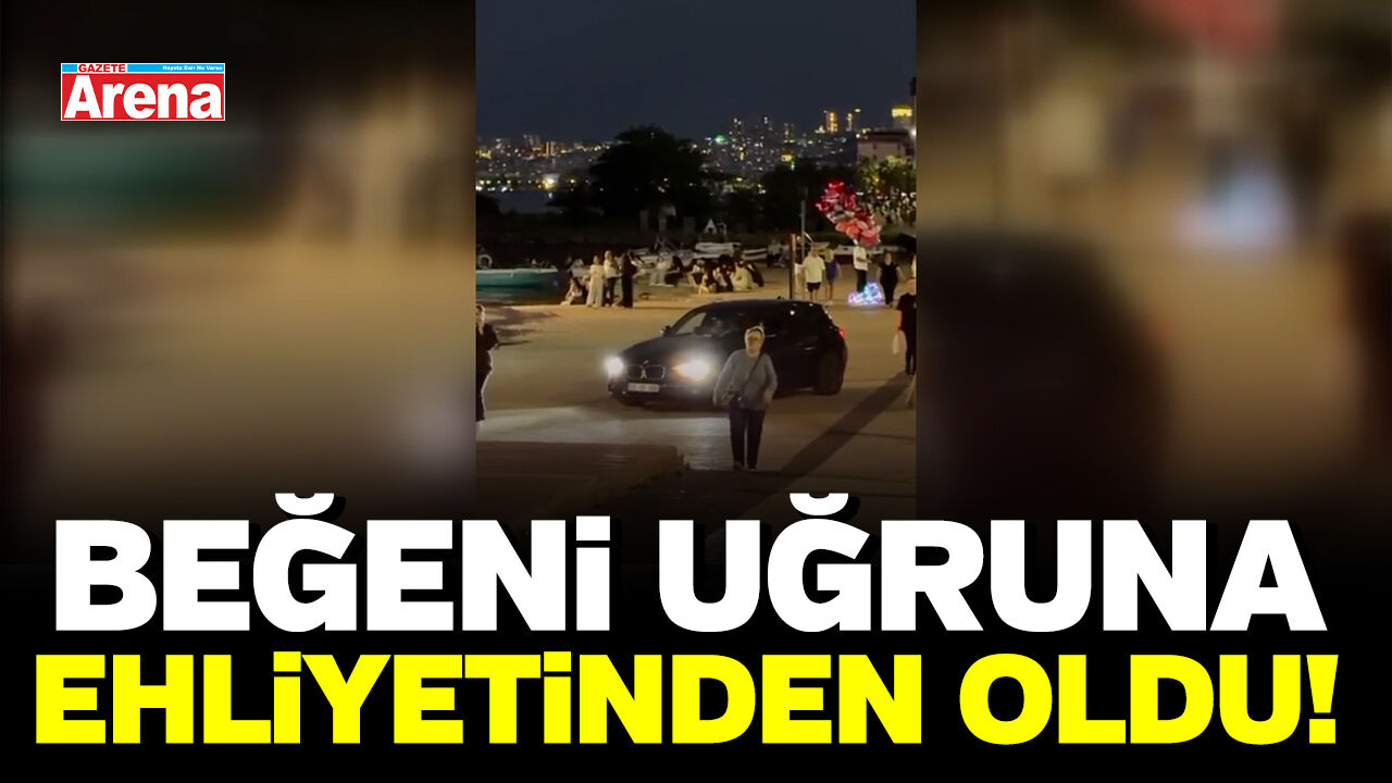Samsun'da beğeni için yayaları tehlikeye atan şahsa ceza!
