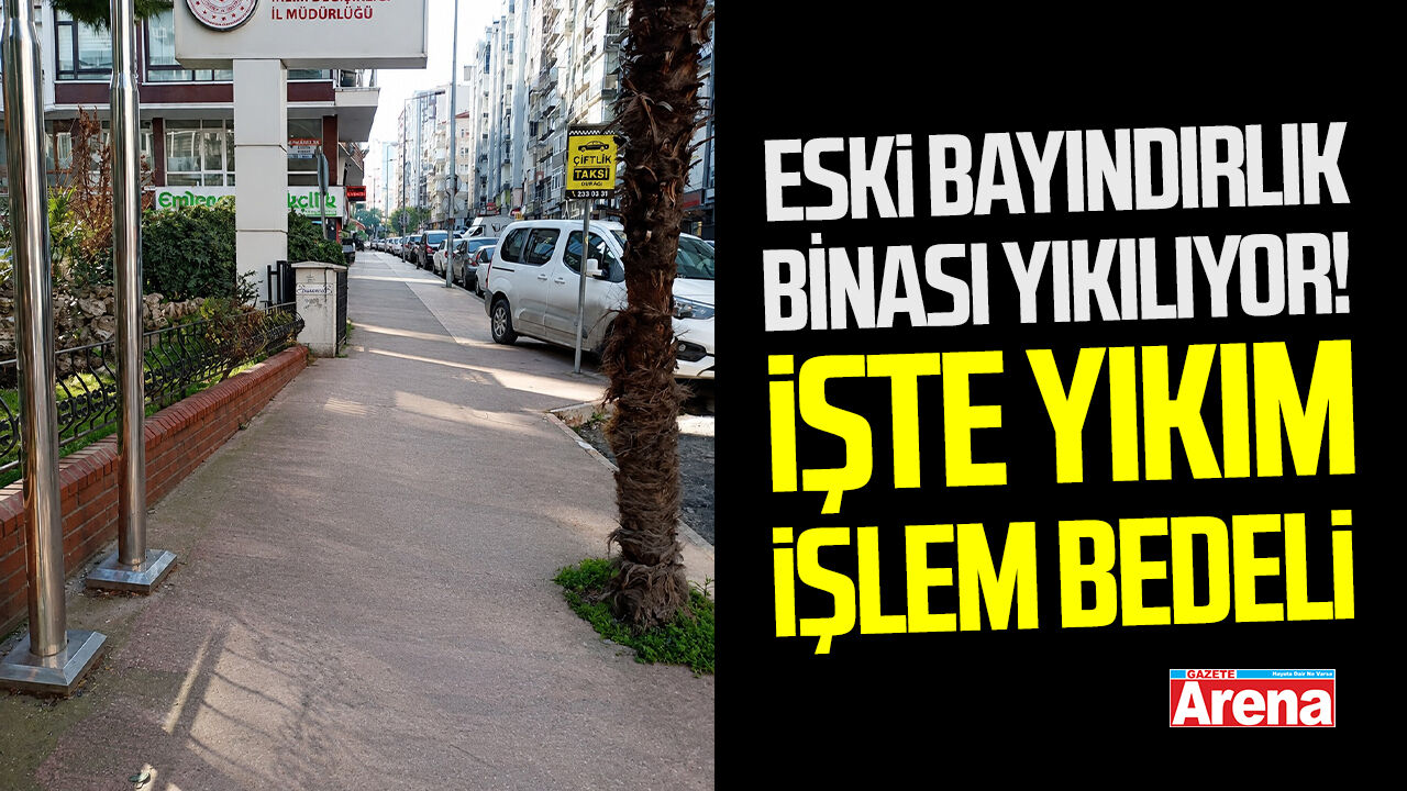 Samsun eski Bayındırlık Müdürlüğü binası yıkılıyor!