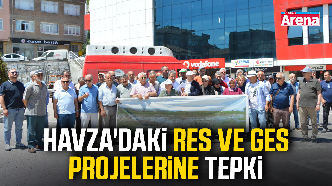 Havza'daki RES ve GES projelerine tepki