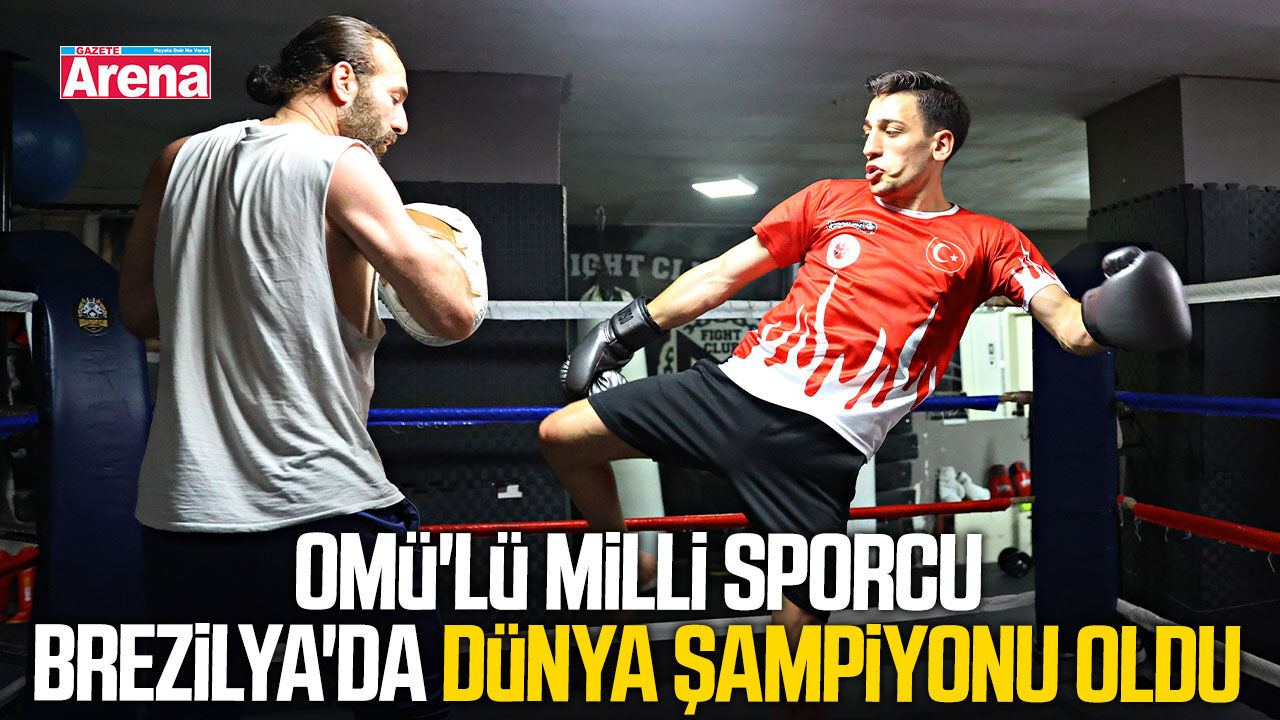 OMÜ'lü milli sporcu Brezilya'da Dünya Şampiyonu oldu