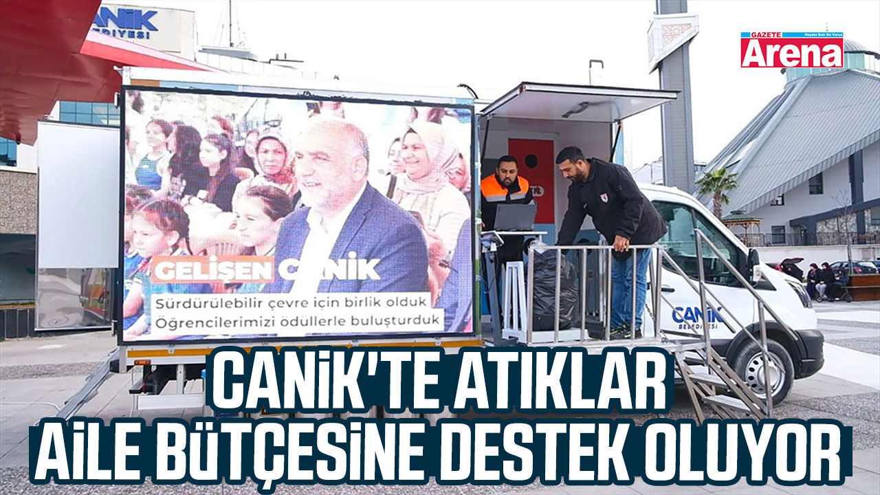 Canik'te atıklar aile bütçesine destek oluyor