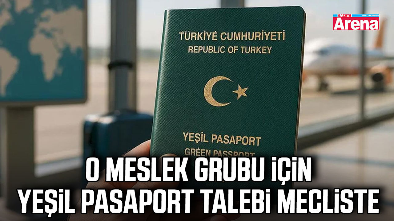 O meslek grubu için yeşil pasaport talebi mecliste