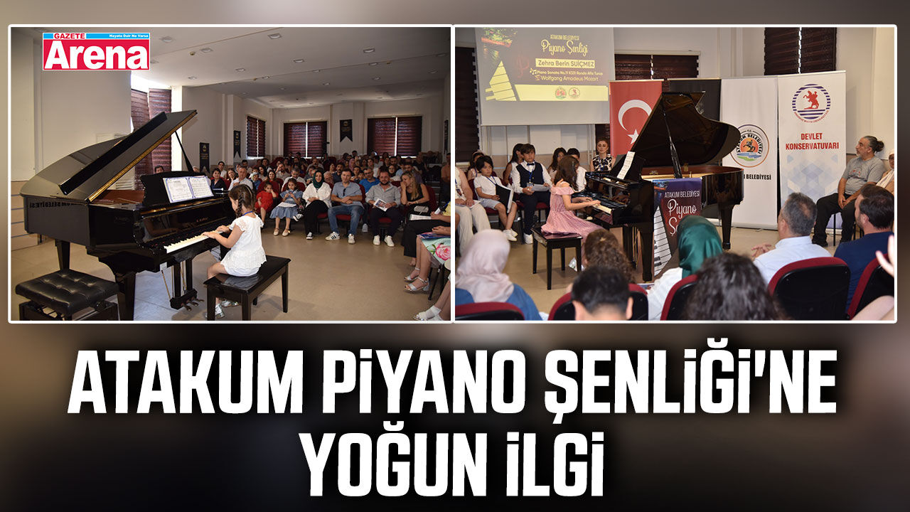 Atakum Piyano Şenliği'ne yoğun ilgi