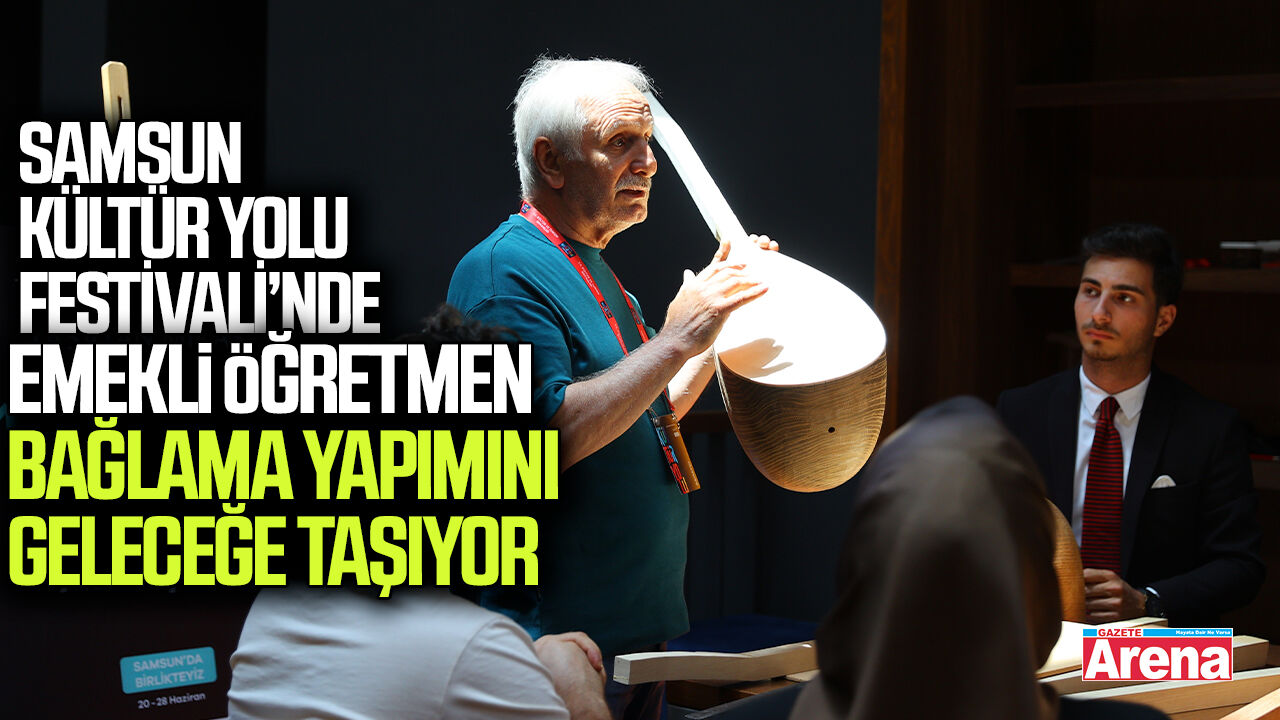 Emekli öğretmen bağlama yapımını geleceğe taşıyor