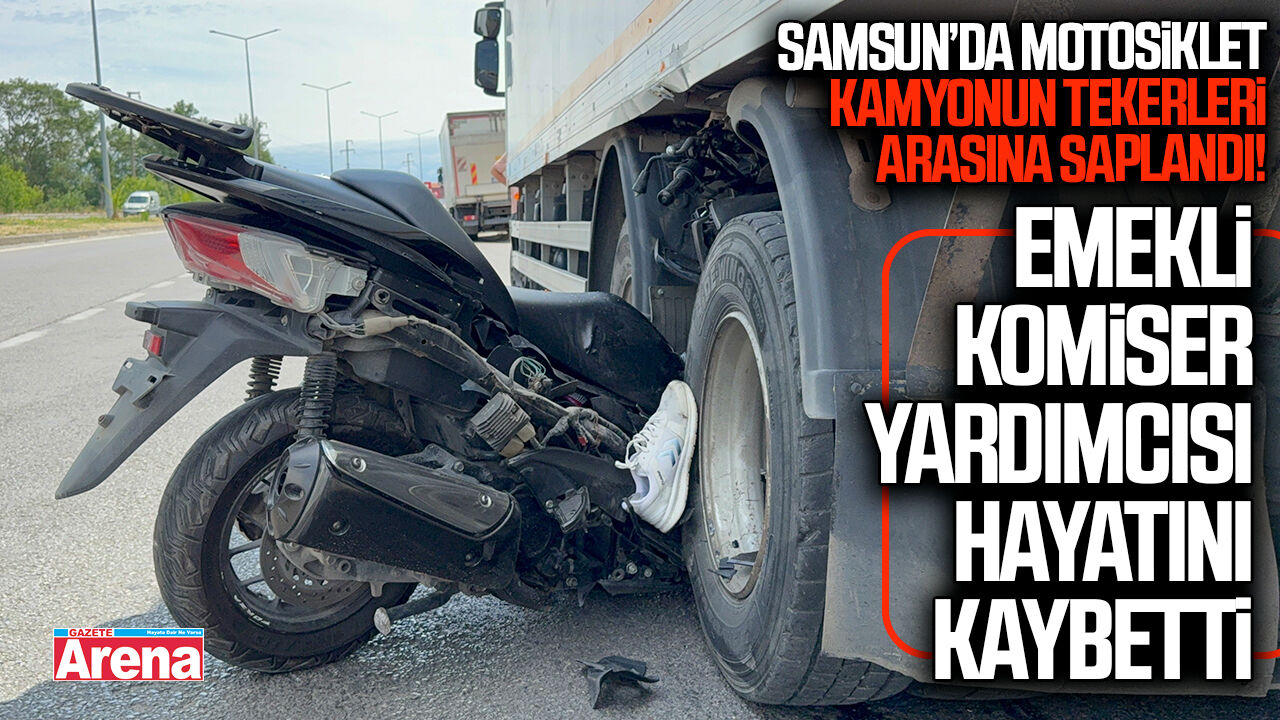 Samsun'da feci kaza!