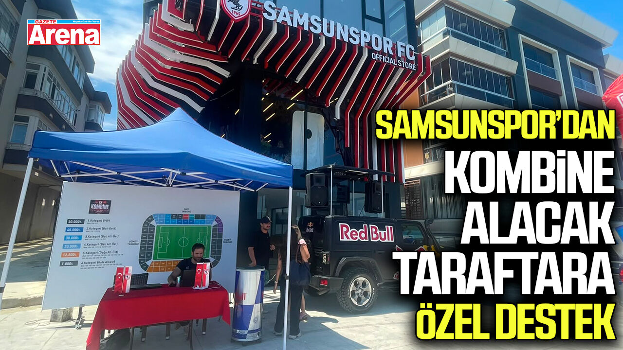 Samsunspor’dan kombine alacak taraftara özel destek
