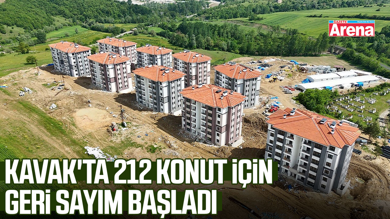 Kavak'ta 212 TOKİ konutu için geri sayım başladı