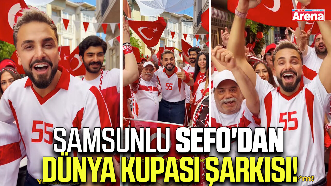 Samsunlu Sefo'dan Dünya Kupası şarkısı!