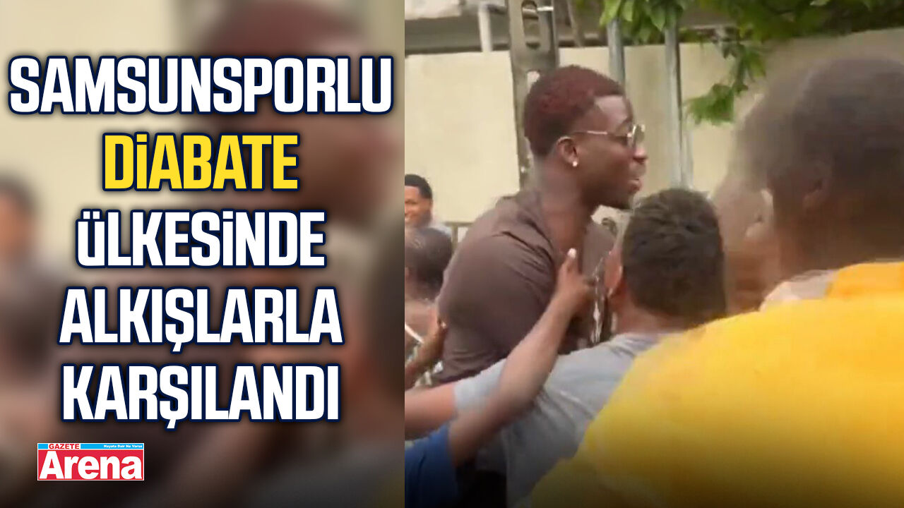 Samsunsporlu Diabate ülkesinde alkışlarla karşılandı