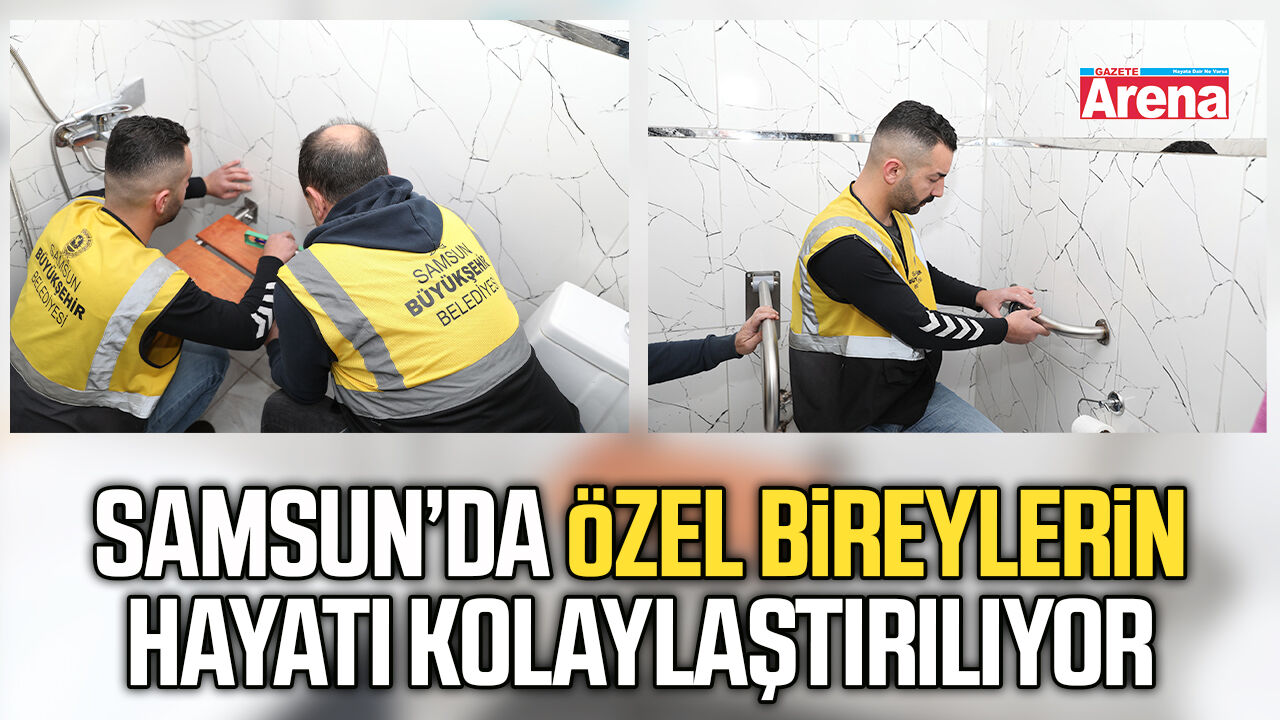 Samsun Büyükşehir özel bireylerin hayatını kolaylaştırıyor