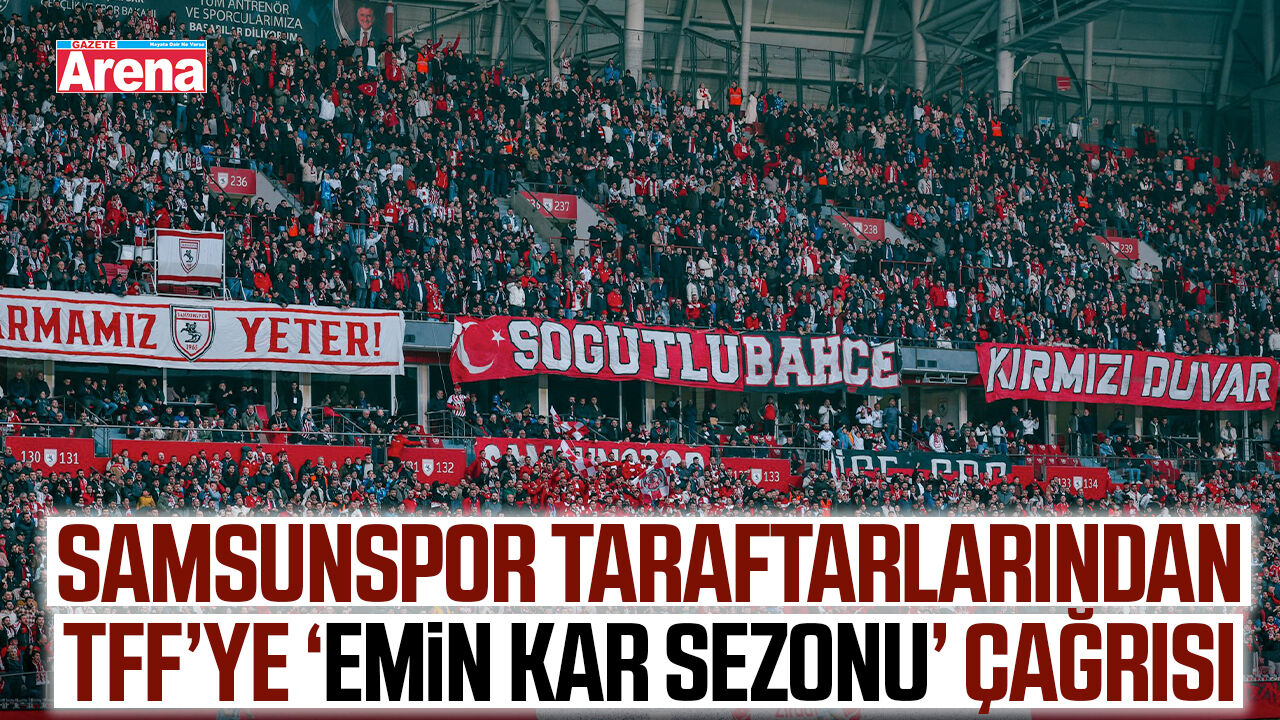 Samsunspor taraftarlarından TFF’ye ‘Emin Kar Sezonu’ çağrısı