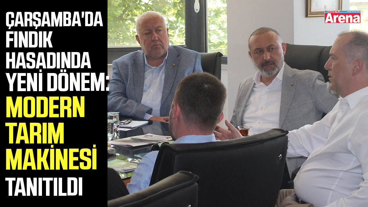 Çarşamba'da fındık hasadında yeni dönem!