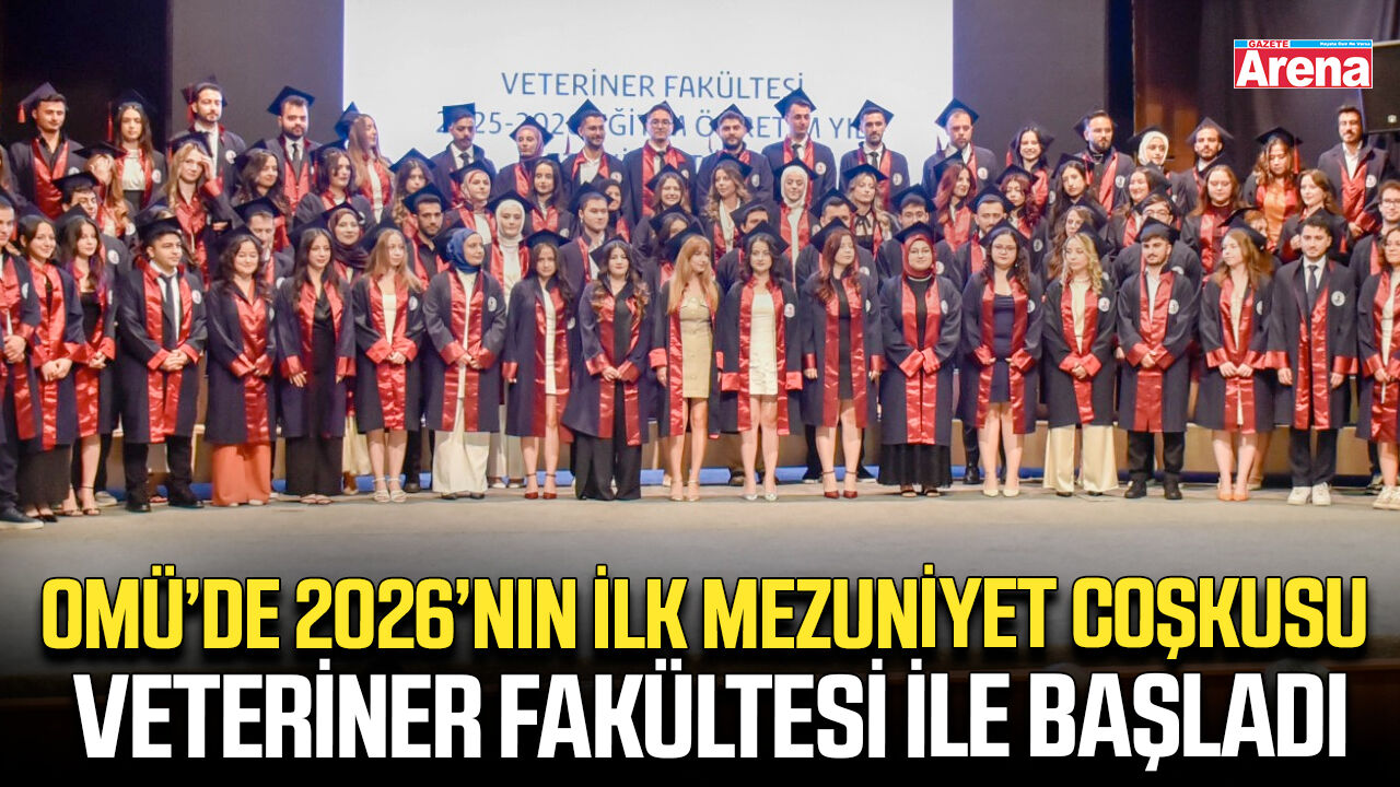 OMÜ’de mezuniyet coşkusu