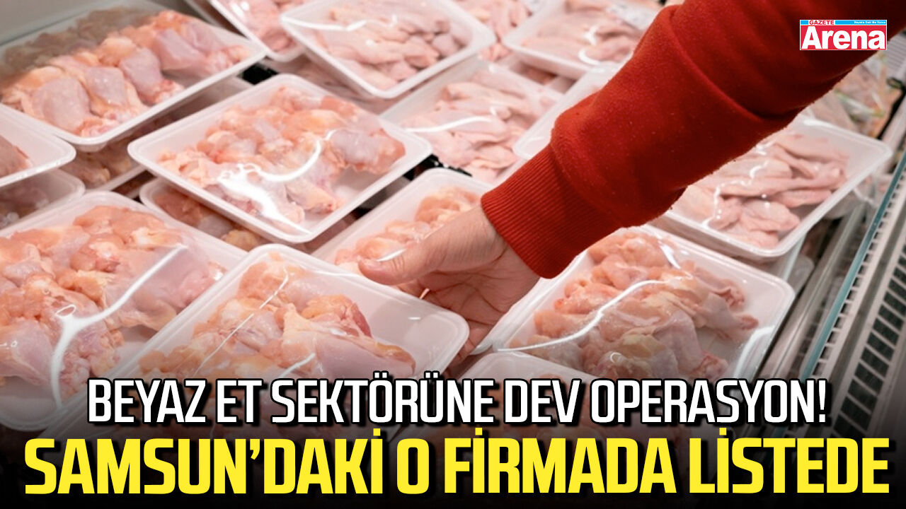 Samsun'daki beyaz et firmasına kayyım atandı