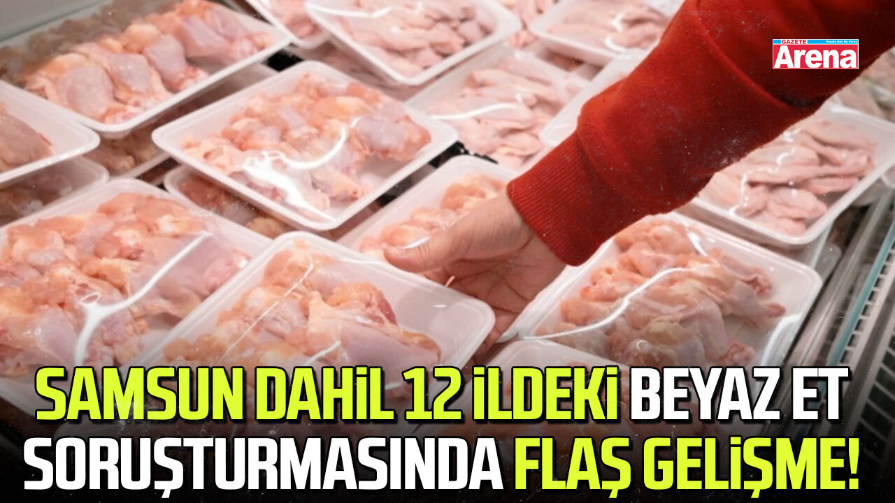 Samsun dahil 12 ildeki beyaz et soruşturmasında flaş gelişme!