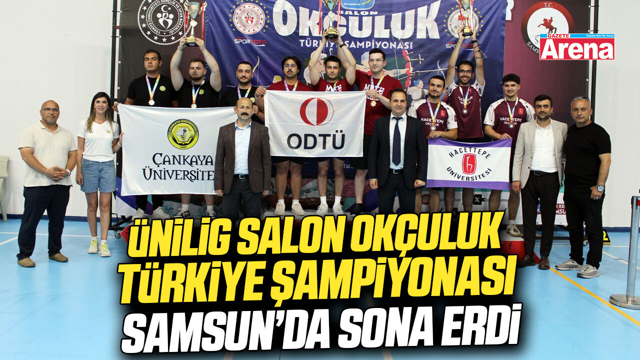 Ünilig Salon Okçuluk Türkiye Şampiyonası sona erdi